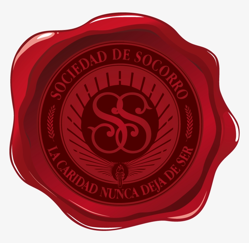 Sello De Cera Sociedad De Socorro - Cinema 4d Resin Stamp, transparent png #1117739