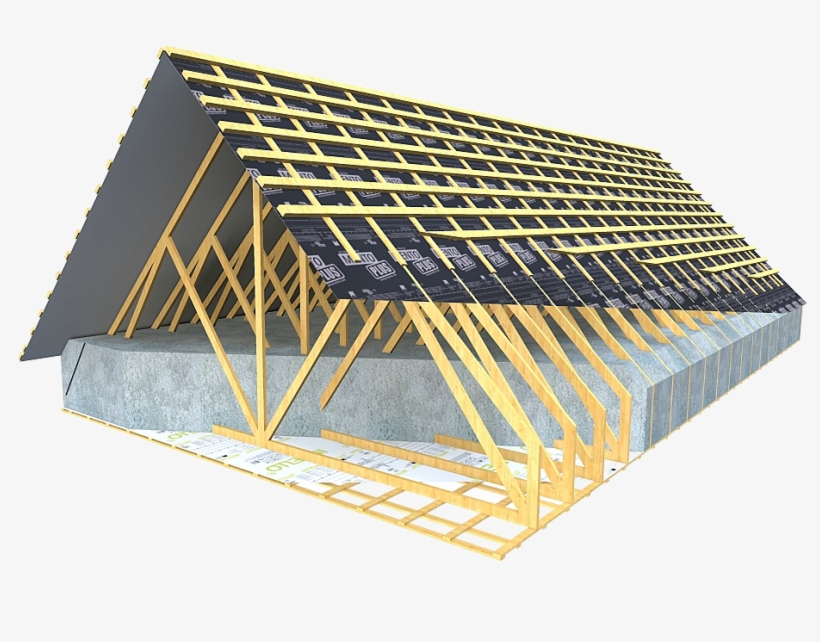 Truss Roof Specifications - Roof, transparent png #1117836