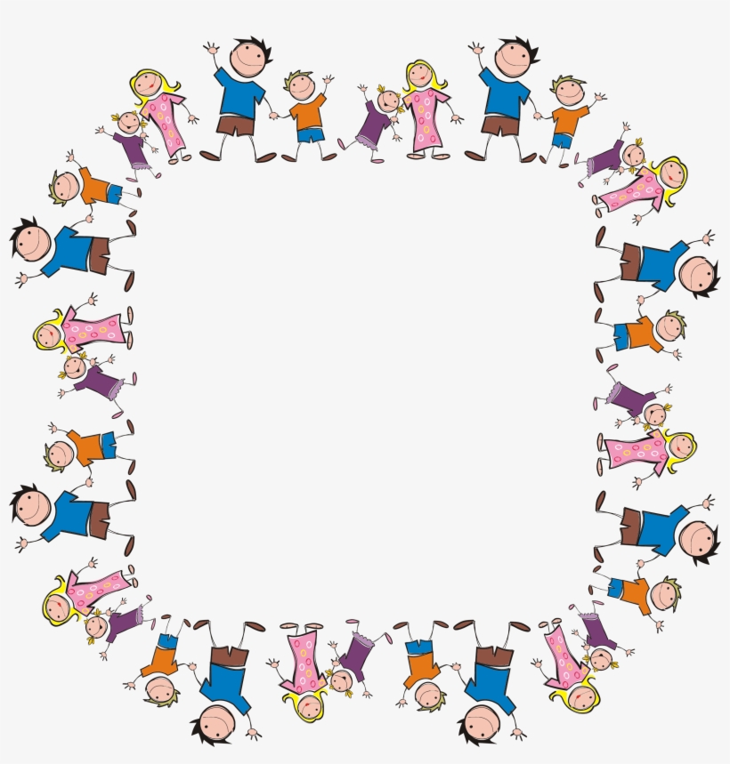 Stick Figure Family Square By Gdj - World Family Day Ireland, transparent png #1118231