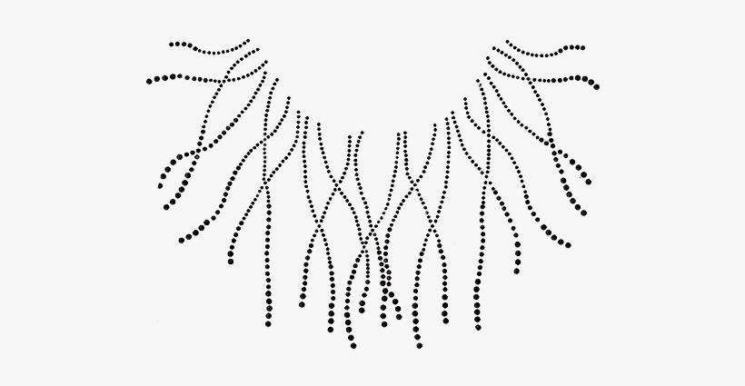 Black Strings Scoop Neckline - Scoop Neck, transparent png #1118454