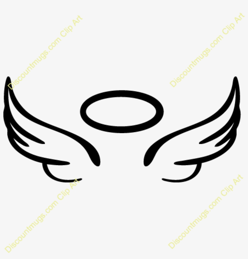Angel Vector Angle Wing - Easy To Draw Angel Wings Halo, transparent png #1118481