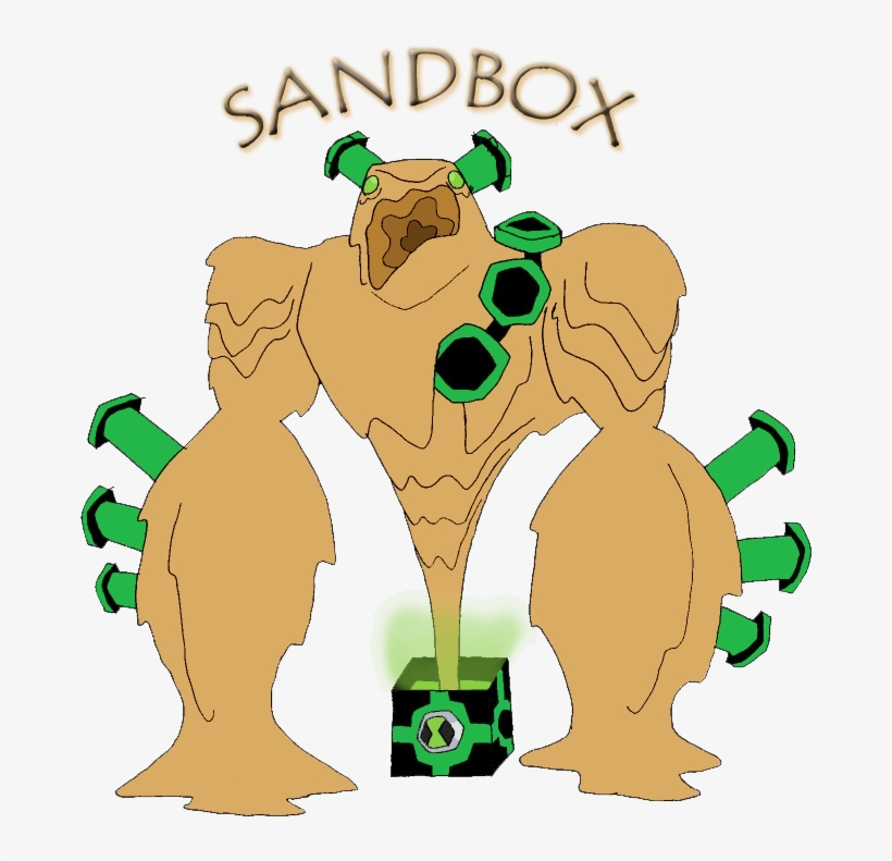 Sandbox Without Shading - Ben 10 Omniverse Sandbox, transparent png #1118891