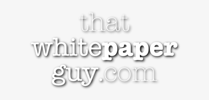 That White Paper Guy - White Paper, transparent png #1119279