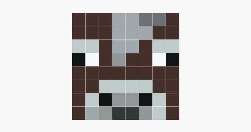 Minecraft Cow Face - Minecraft Memes Cow, transparent png #1119304