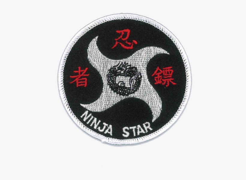 1246 Ninja Star Patch 3" - Emblem, transparent png #1119683