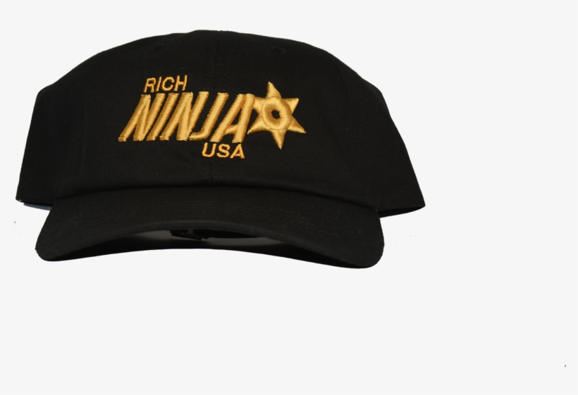 Rich Ninja Star Dad Hat Black, transparent png #1119845