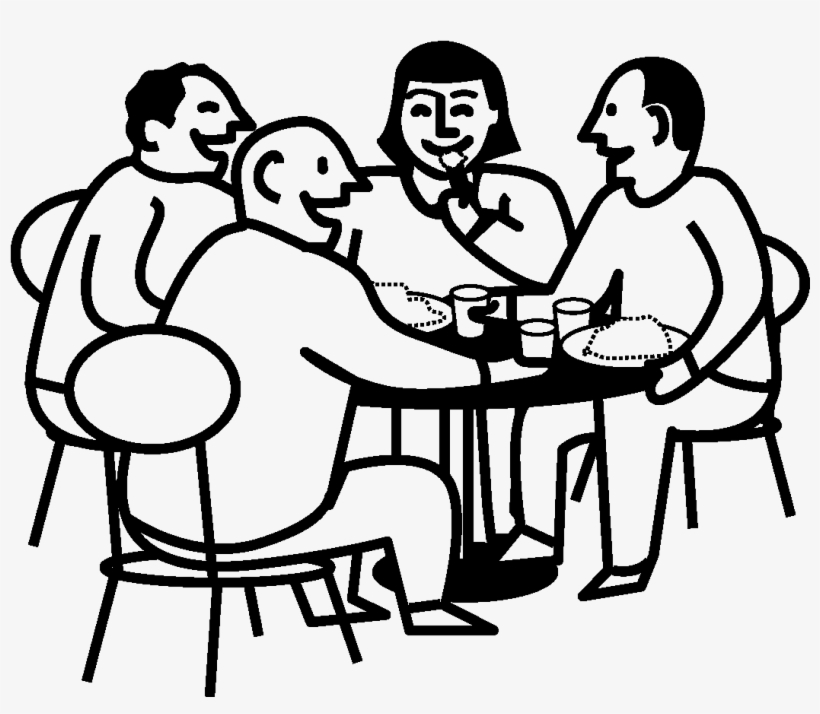 Clearpng 8 Group Eating - Cartoon, transparent png #1120026