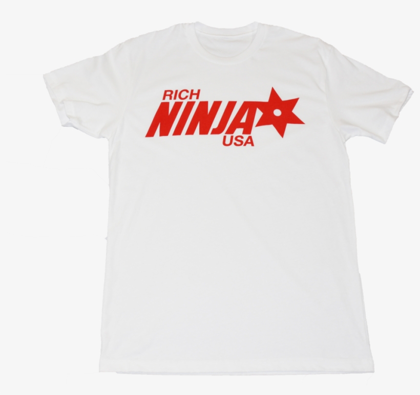 Rich Ninja Star Tee White, transparent png #1120053