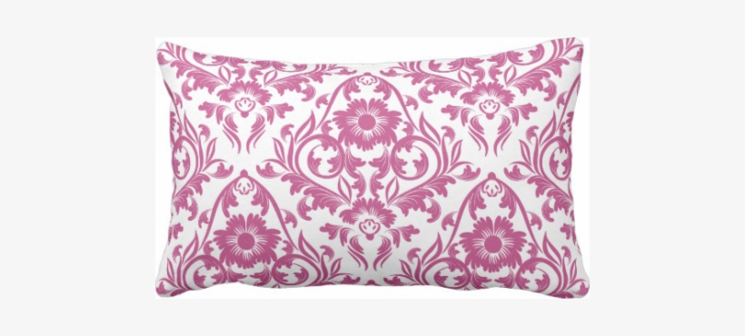 Mulberry Damask Floral Traditional Lumbar Pillow - Italian Summer Fig Eau De Toilette 100 Ml, transparent png #1120182