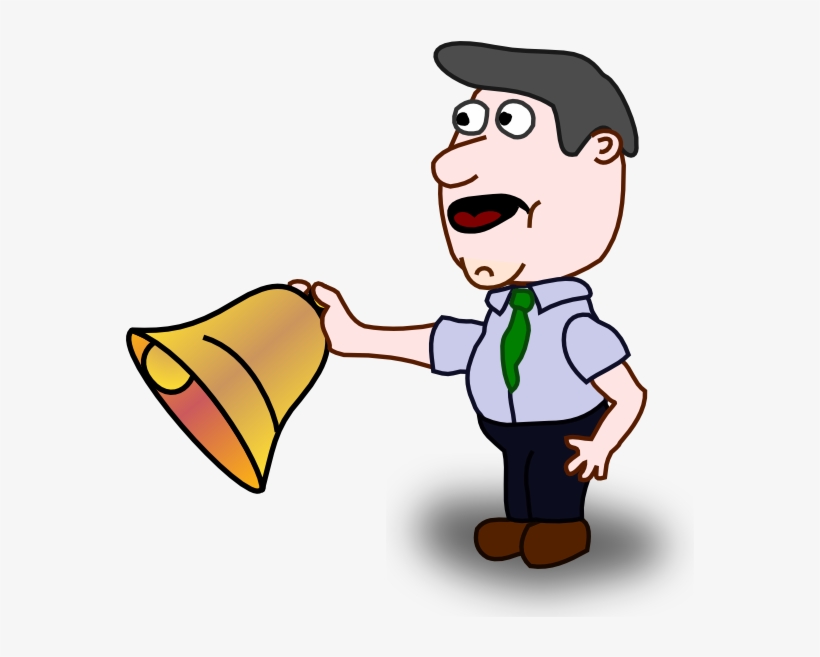 How To Set Use Man Holding Bell Icon Png, transparent png #1120481