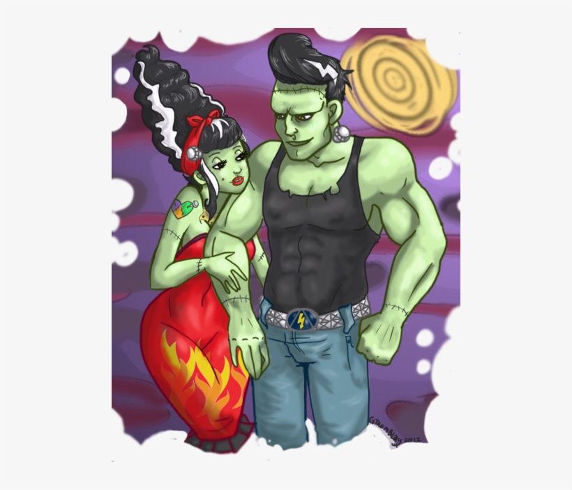 Frankenstein And His Bride - Frankenstein's Monster, transparent png #1120630