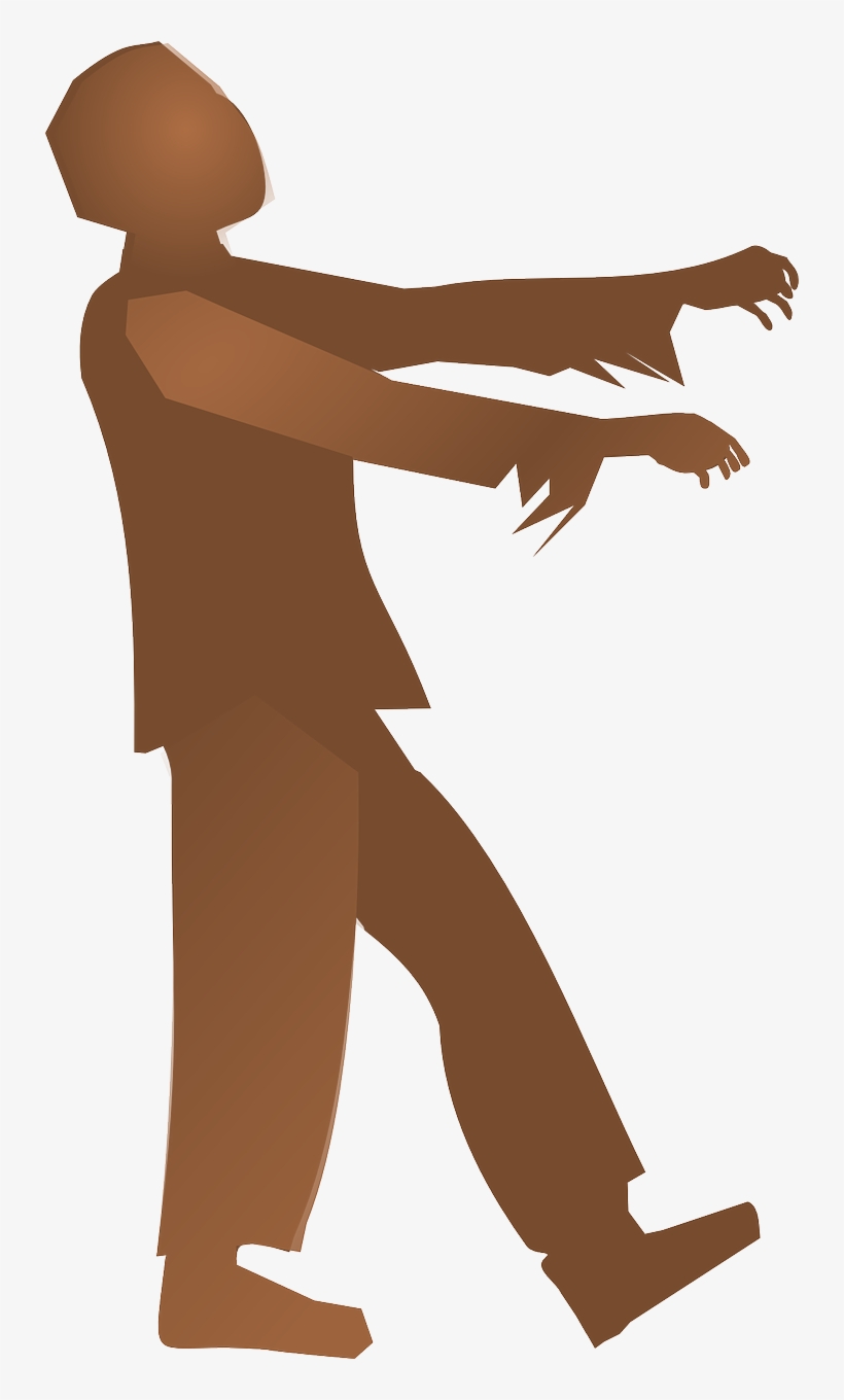 Zombie Silhouette, transparent png #1120944