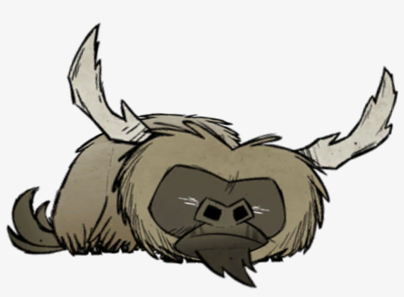 Beefalo Sleeping - Don T Starve Sleeping Beefalo, transparent png #1120969