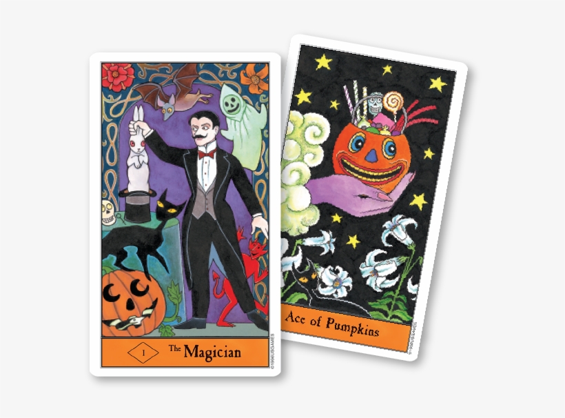 Halloween Tarot Invites You To Trick Or Treat With - Halloween Tarot Deck By Kipling West, transparent png #1120970