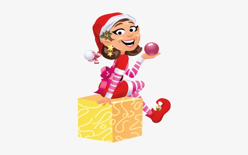 Designer Elf - Transparent Christmas Elf Png, transparent png #1121086