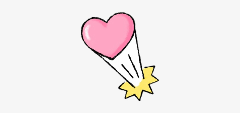 Comic Love Cute Cartoon Heart Bomb Punk Pink Girl - Comic Heart Png, transparent png #1121087