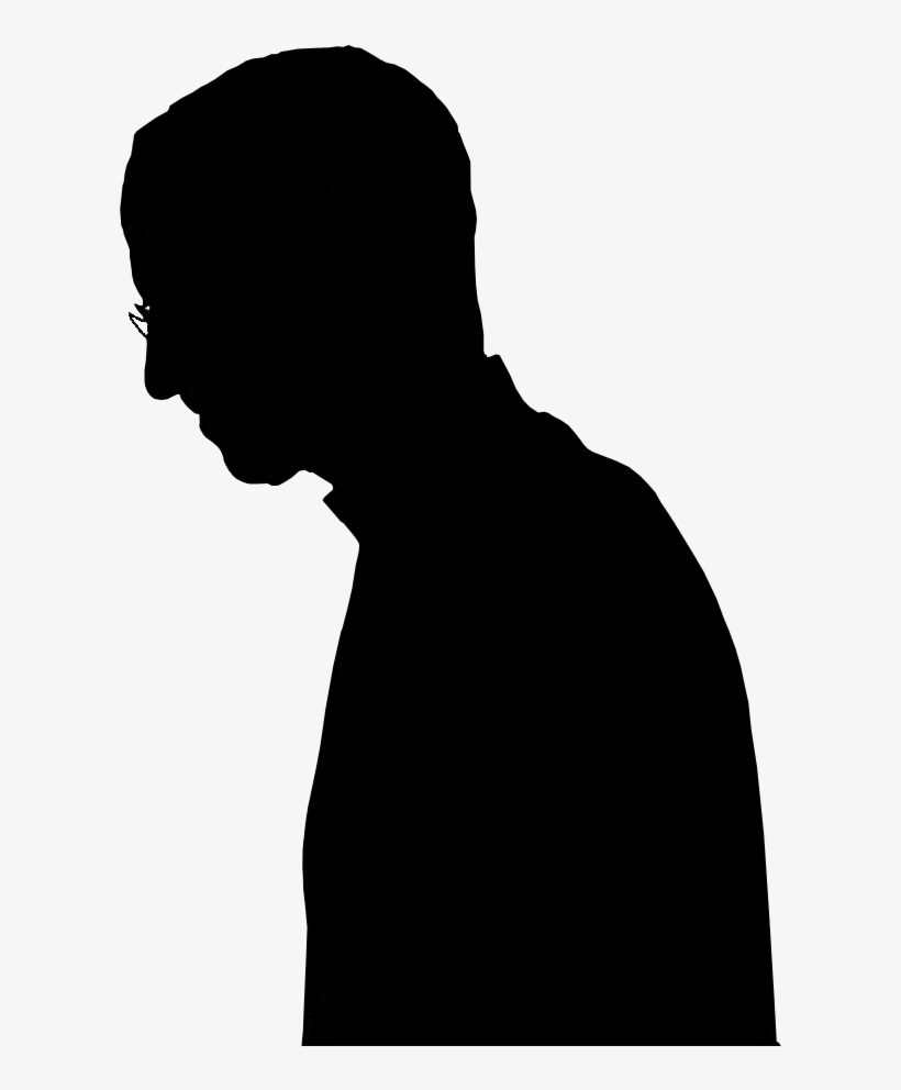 Steve Jobs Clipart - Steve Jobs Silhouette Vector, transparent png #1121219