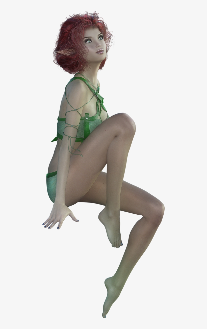 Sitting-elf - Portable Network Graphics, transparent png #1121501