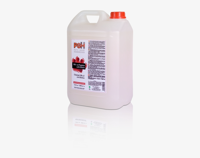 Shampoo » Psh » Psh Silk X 2 With Biotin For Puppies - Psh Silk Shampoo Bottle 5l X2 With Biotin 5 L, transparent png #1121699