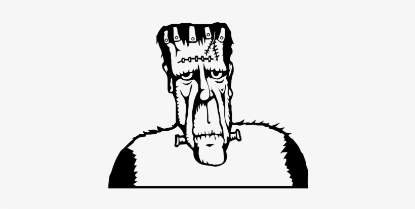Frankenstein Clipart Drawing - Frankenstein Image Public Domain, transparent png #1121778