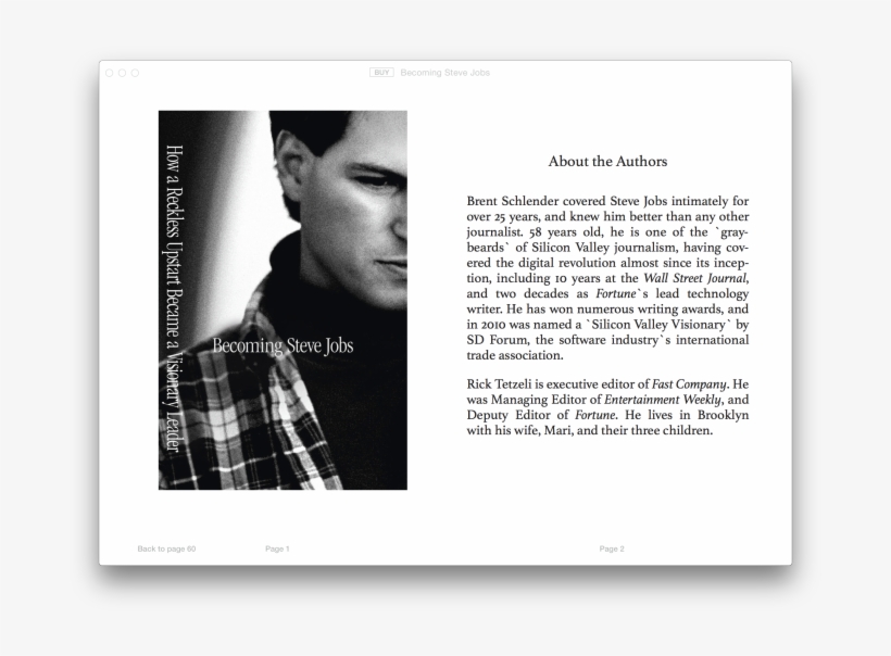 Fast Company Has Posted An Excerpt From The New Book, - Becoming Steve Jobs: The Evolution Of A Reckless Upstart, transparent png #1121948