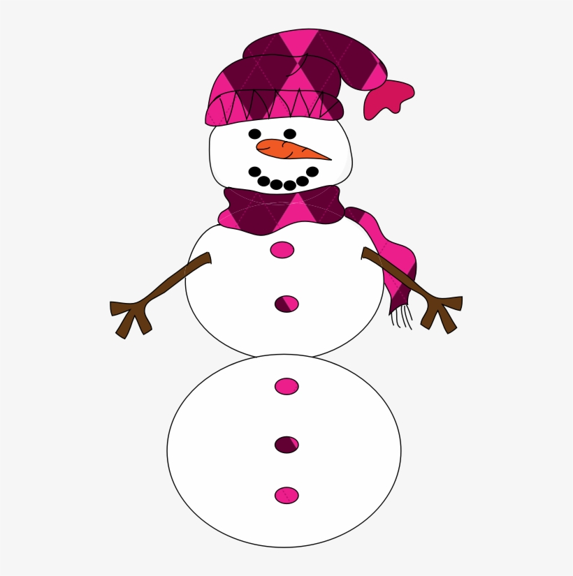Snowman Clip Art Related Keywords - Pink Snowman Clipart, transparent png #1122098