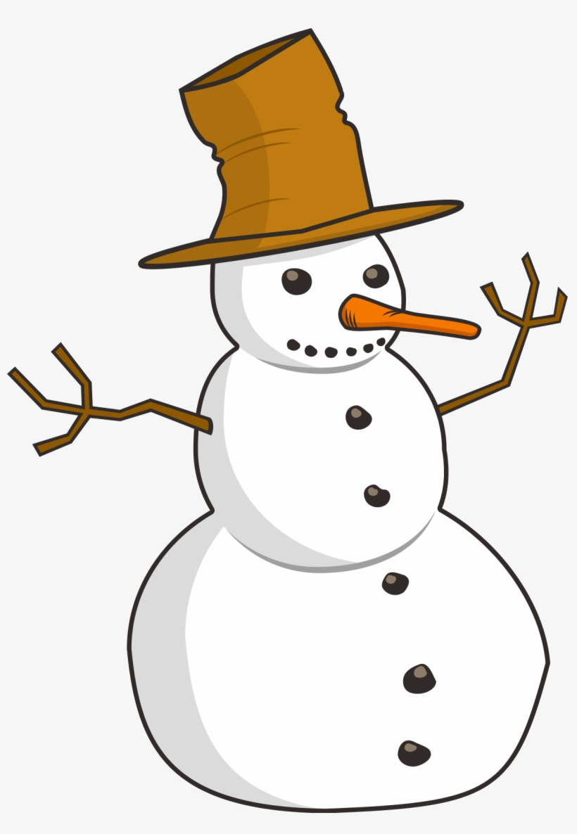 Snowman Clipart 5 Clipartset Snowman Clipart Black And White Free Transparent Png Download Pngkey