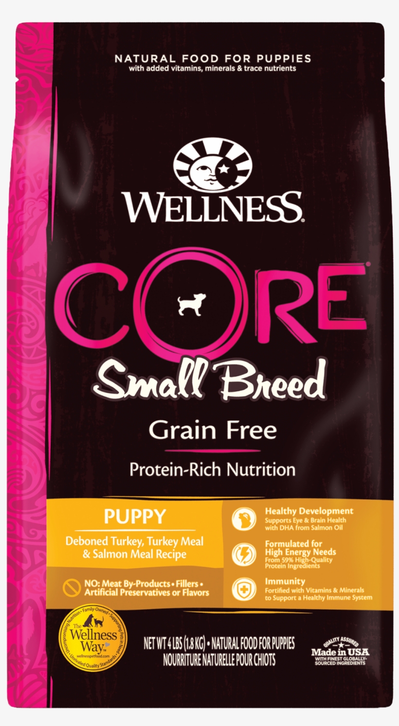Wellness Core Small Breed Puppy Dry Dog Food - Wellness Core Small Breed Puppy, transparent png #1122202