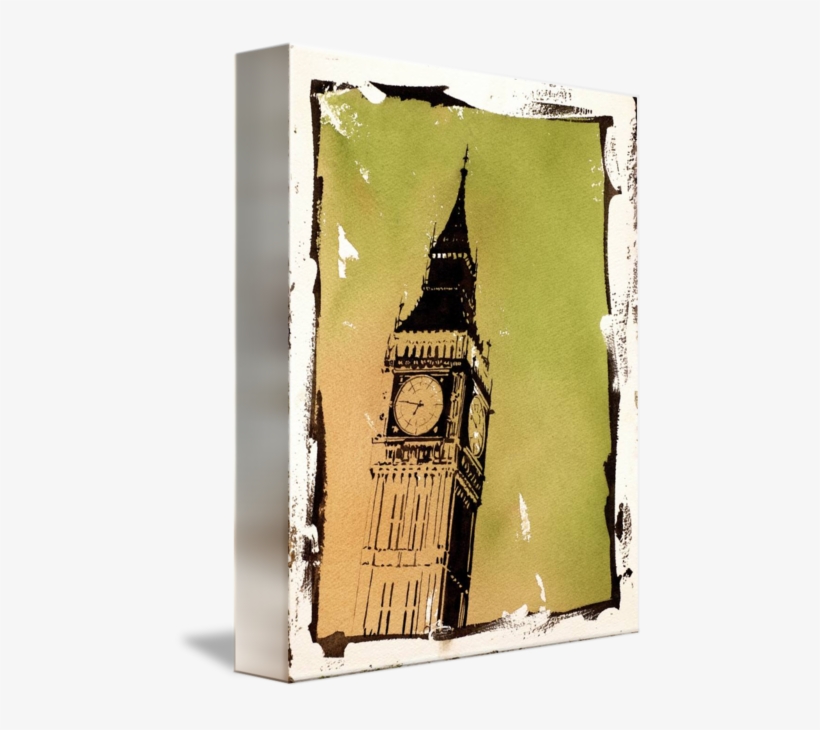Watercolor Painting Of Big Ben London, England By Ryan - Big Ben Watercolor Painting- London, England By Ryan, transparent png #1122263
