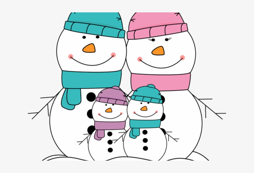 Snowman Clipart Family - Skip Counting By 5 Puzzles, transparent png #1122267