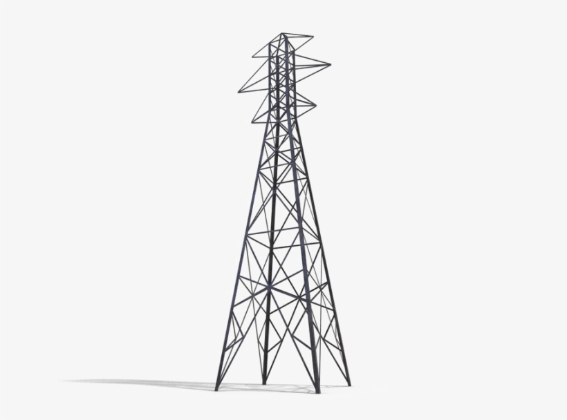 Transmission Tower Png Hd - Electricity Tower Png, transparent png #1122270