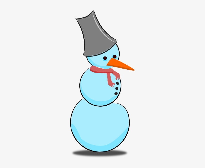 How To Set Use Blue Snowman Svg Vector, transparent png #1122553