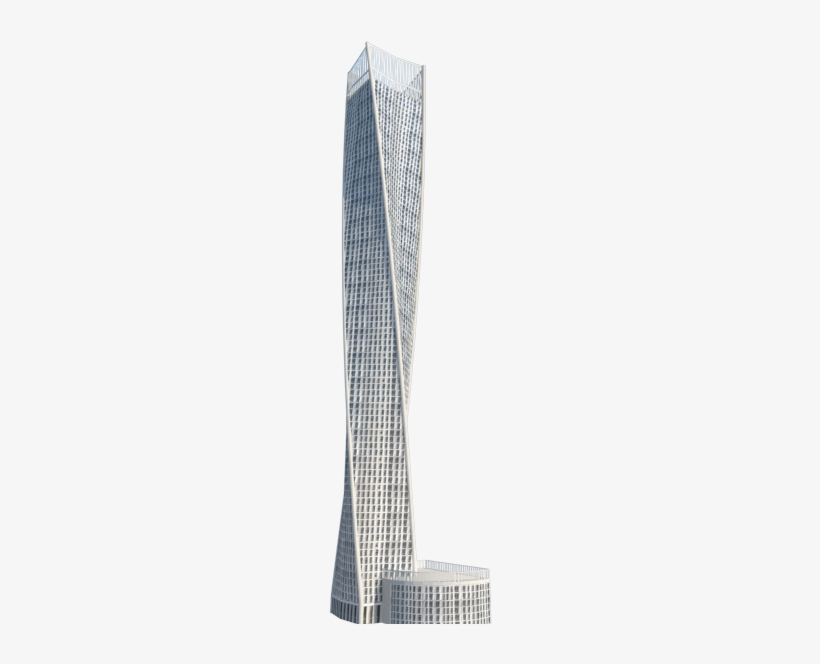 Construction Of The 330 M Building Began In February - Skyscraper, transparent png #1122722