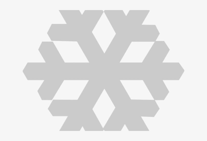 Grey Snowflake Cliparts - Szablony Do Sztucznego Śniegu, transparent png #1122846