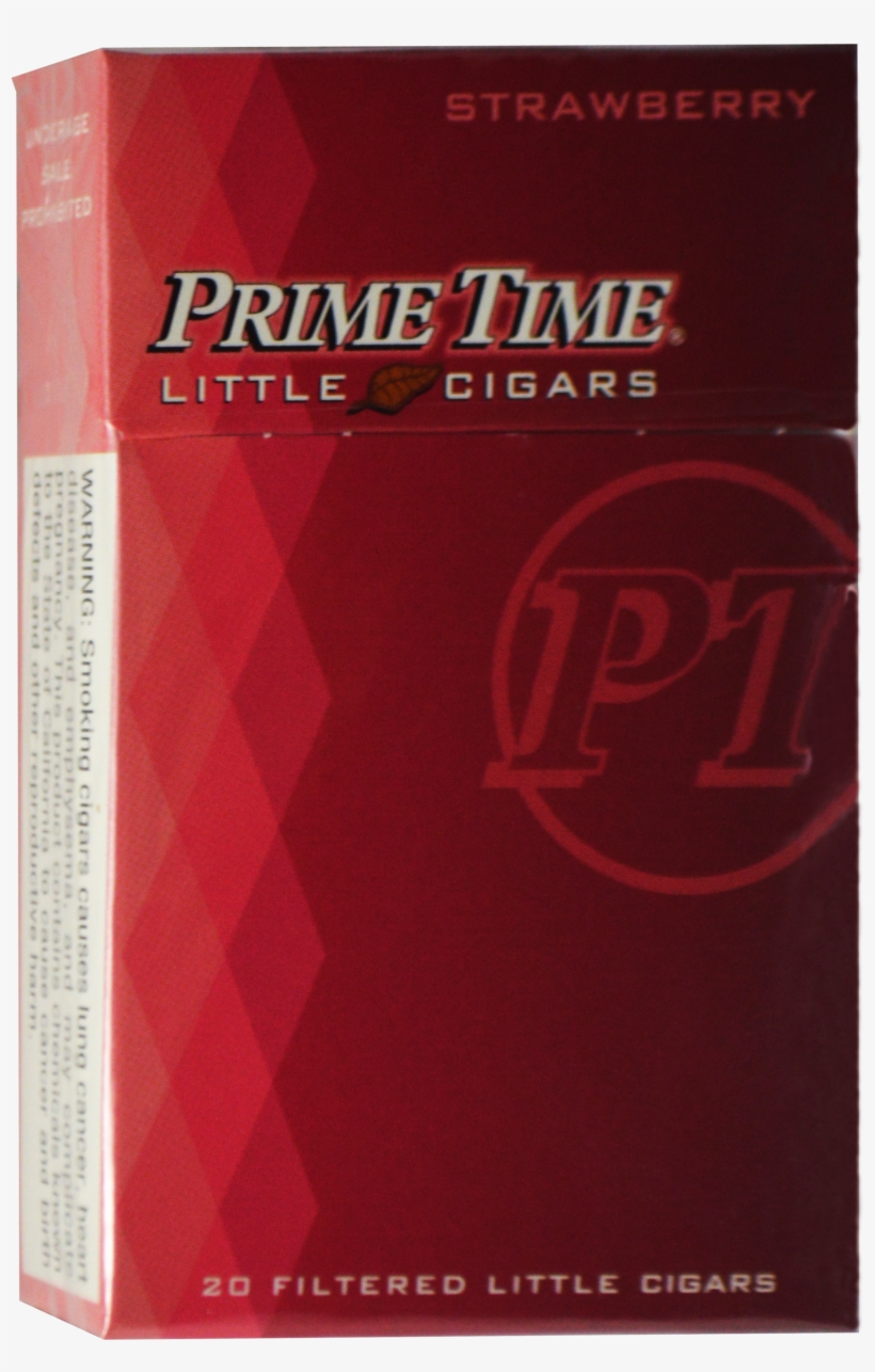 Prime Time Little Cigars Strawberry Prime Time Strawberry - Prime Time Cigars, transparent png #1122898
