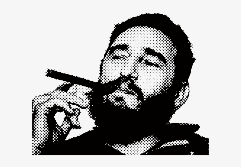 Click And Drag To Re-position The Image, If Desired - Fidel Castro With Cigar, transparent png #1123040