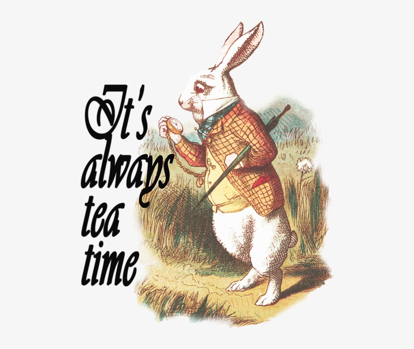Bleed Area May Not Be Visible - Alice In Wonderland White Rabbit, transparent png #1123240