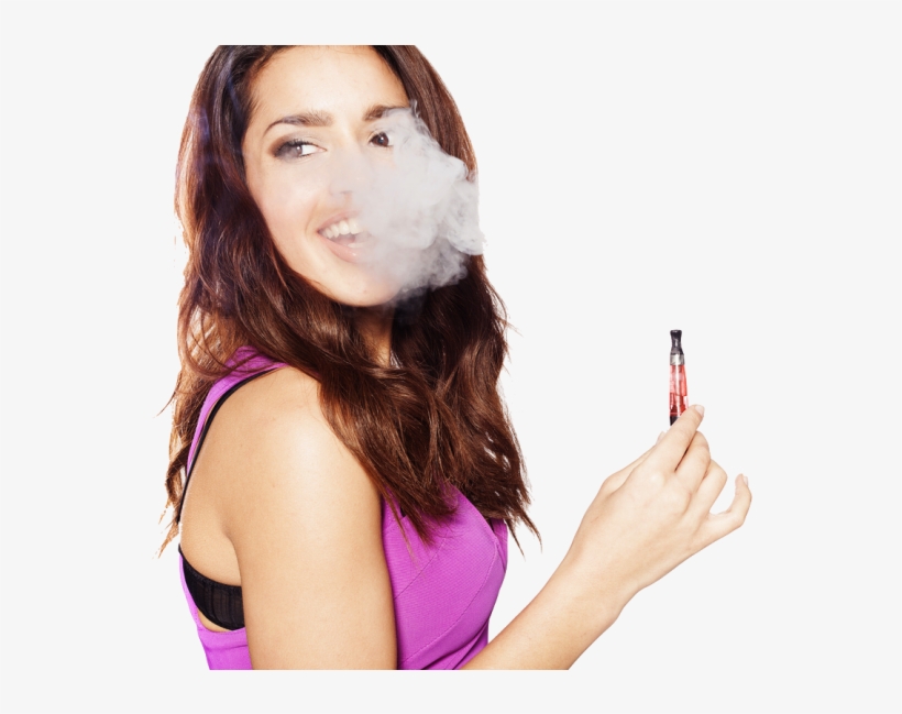 Ecigarette The New Popular - Woman Vaping Png, transparent png #1123347