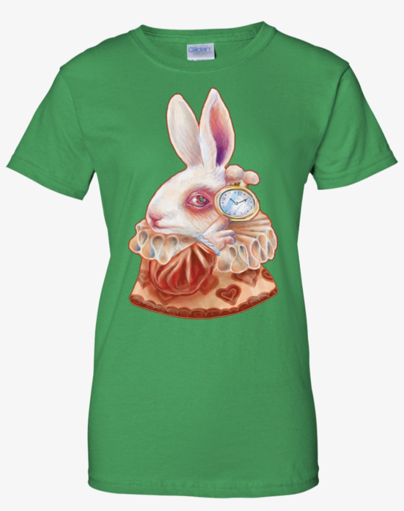 Alice In Wonderland White Rabbit Tee Shirt, transparent png #1123349