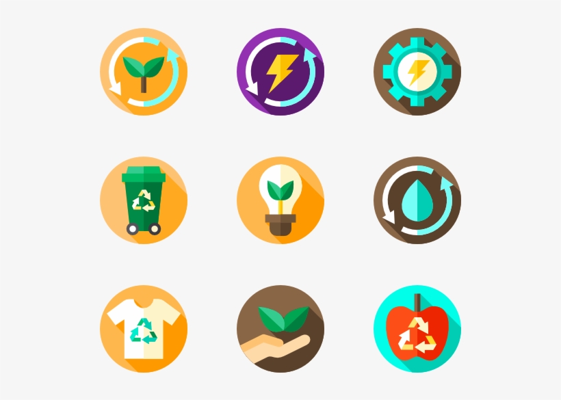 Recycling 50 Icons - Family Flat Icon Png, transparent png #1123381