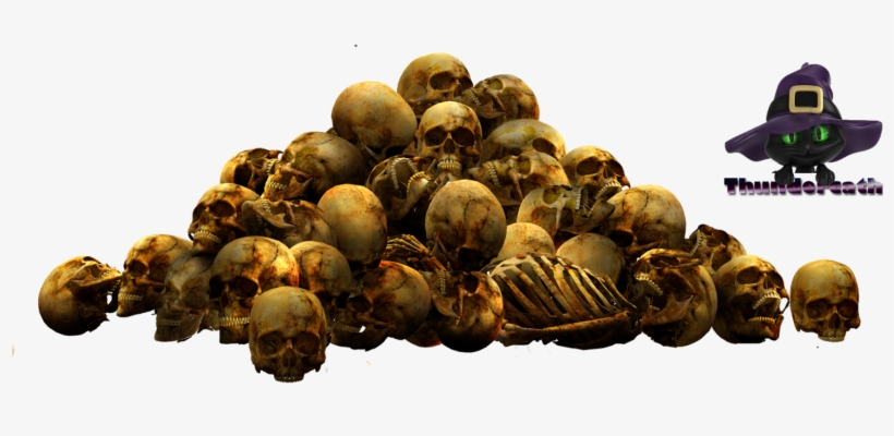 Pile Of Skulls Png File - Pile Of Skulls Render, transparent png #1123385