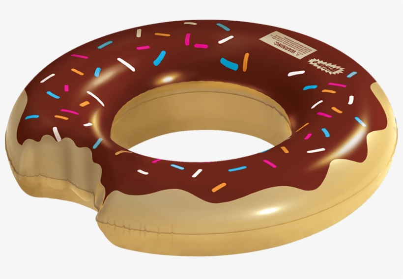 Wham-o Splash Inflatable Chocolate Donut Swimming Pool, transparent png #1123417