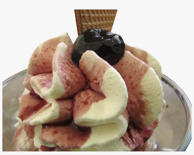 Ice Ice Cream Sundae Waffle - Ice Cream, transparent png #1123615