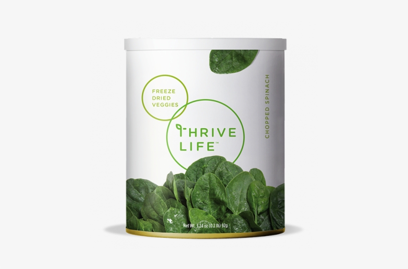 Chopped Spinach - Freeze Dried - Thrive Life Spinach, transparent png #1124106