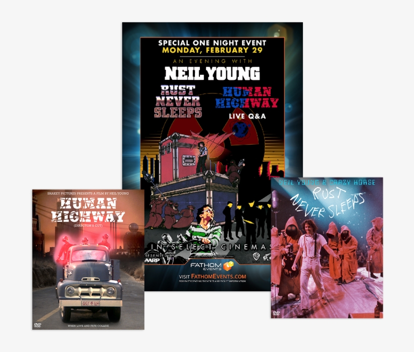 Neil Young And Crazy Horse: Rust Never Sleeps (dvd), transparent png #1124244