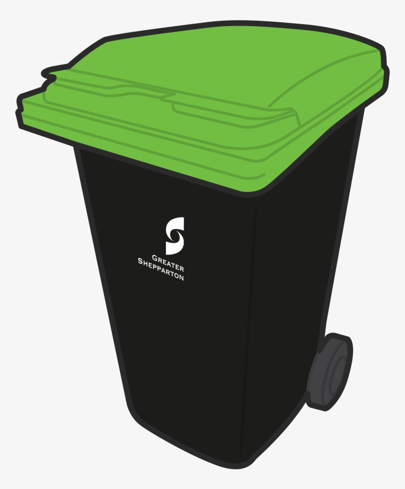 Green Lid Bin - Recycling Bin, transparent png #1124619
