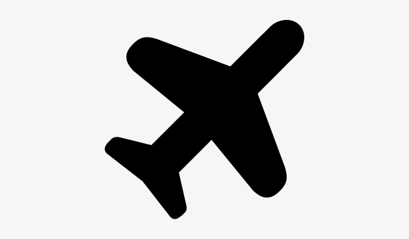 Airplane Silhouette Vector - Flight Icon Png, transparent png #1124679