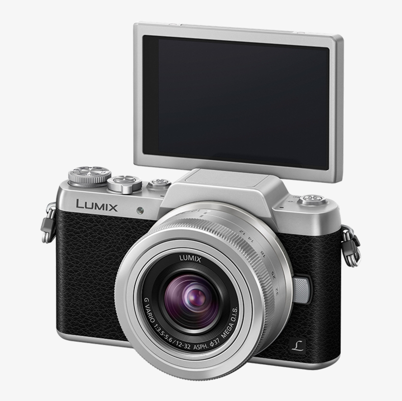 Panasonic Reveals Lumix Dmc-gf7 With Tilting Lcd - Camera With Articulated Lcd, transparent png #1124712