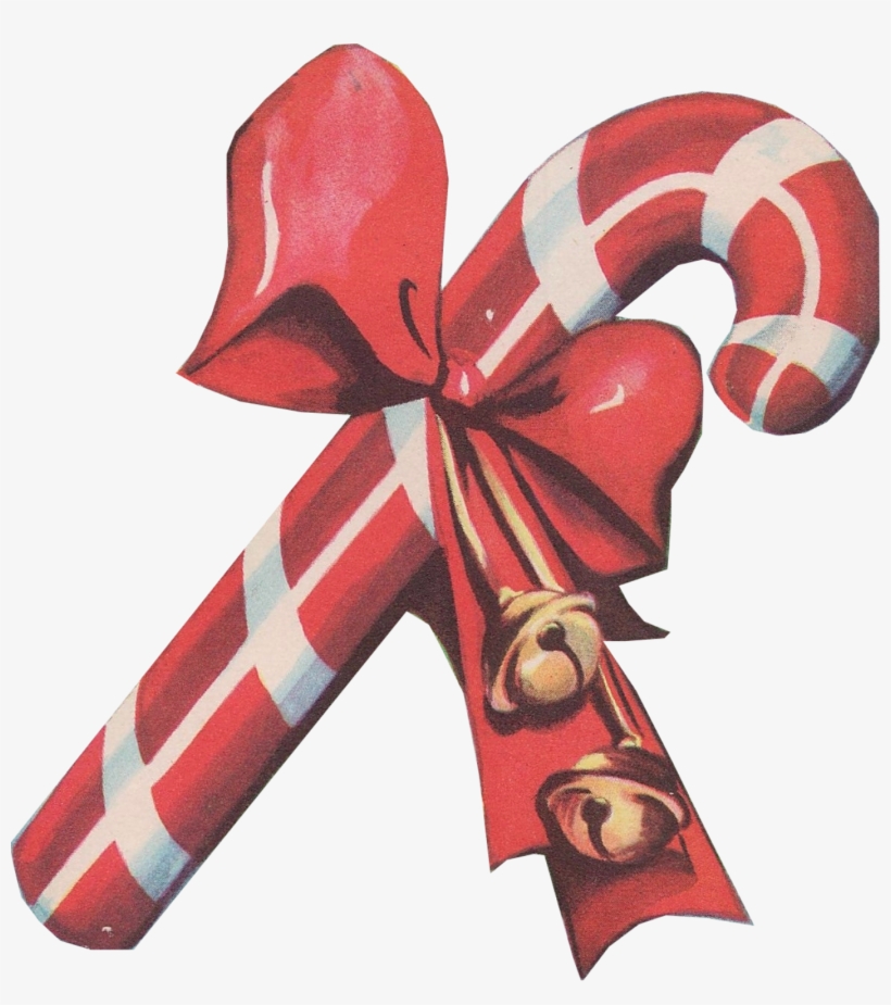 To Download A Transparent Png File Click "save Image - Vintage Candy Canes Png, transparent png #1125221