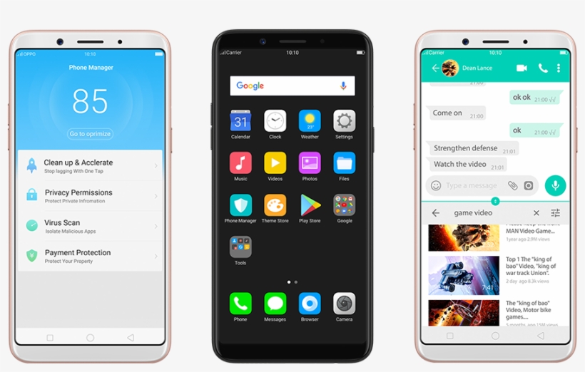The Split Screen Mode Helps You Switch Between A You-tube - A73 Price Oppo A73, transparent png #1125246